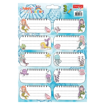 Mostrar detalles de Entradas Escolares Para Niñas Diferentes Formas 10 Piezas Colores 3 Hojas - Tanex TSL-828 Imagen de Entradas Escolares Para Niñas Diferentes Formas 10 Piezas Colores 3 Hojas - Tanex TSL-828