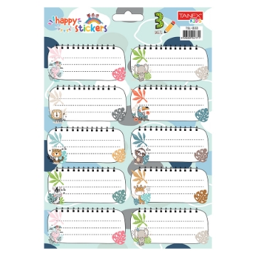 Show details for School Tickets For Girls Different Shapes 10 Pieces Colors 3 Sheets - Tanex TSL-833 Picture of School Tickets For Girls Different Shapes 10 Pieces Colors 3 Sheets - Tanex TSL-833