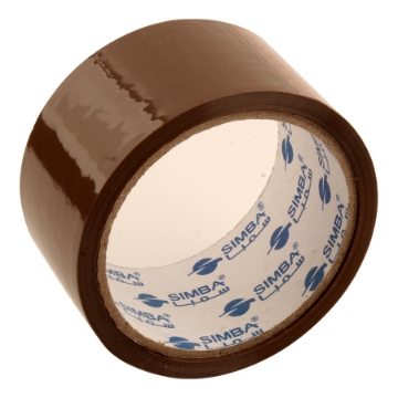 Show details for Transparent Tape Wide brown 48mm x 50 yards 40 microns, No. 328398, Simba Picture of Transparent Tape Wide brown 48mm x 50 yards 40 microns, No. 328398, Simba