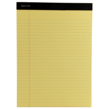 Show details for Notepad Pin 50 lined paper Yellow 21.6 * 29.8 Mintra Picture of Notepad Pin 50 lined paper Yellow 21.6 * 29.8 Mintra