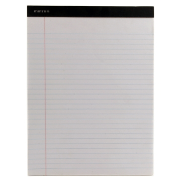Show details for Notepad Pin 50 lined paper white 21.6 * 29.8 Mintra Picture of Notepad Pin 50 lined paper white 21.6 * 29.8 Mintra