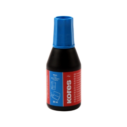 Picture of Blue Stamp Ink 28 ml Kores model 71308