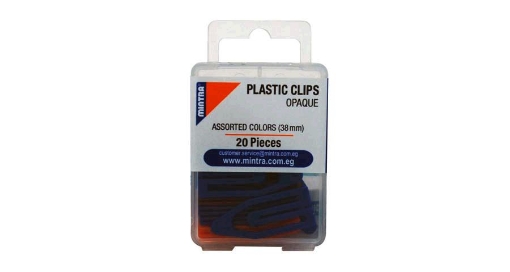 Picture of Mintra Plastic Pin Clip Box - Colors 38mm Pack of 20 Pins - Model 94378