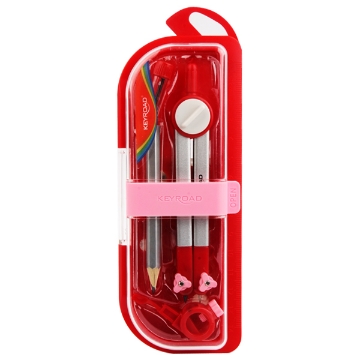 Mostrar detalles de Compás de Plástico con Punta de Lápiz + Lápiz en Estuche - Keyroad Modelo KR972475 Imagen de Compás de Plástico con Punta de Lápiz + Lápiz en Estuche - Keyroad Modelo KR972475