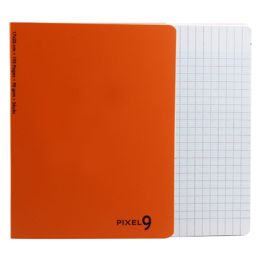 Picture of School notebook pin 96 sheets Orange poly wrapper 17 x 22, 9 pixels Mintra