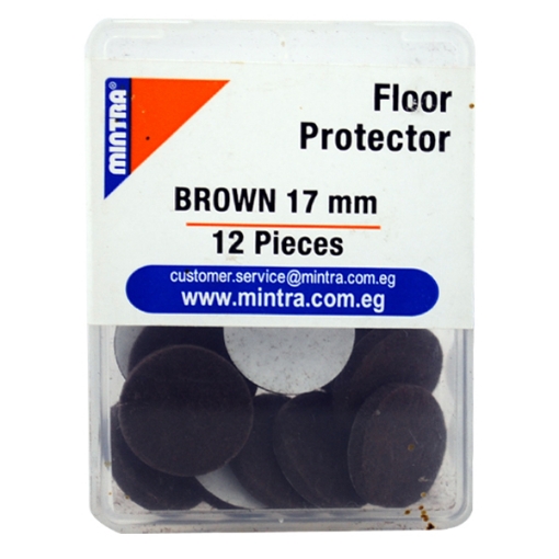 Picture of Round Double Sided Floor Protector, 1.7 cm Brown - Mintra