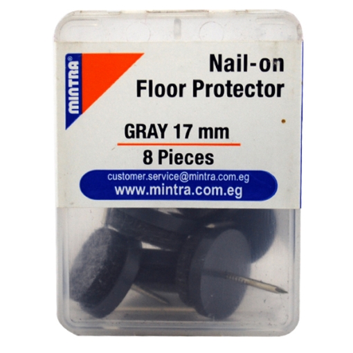 Picture of Nail- on Floor Protector, gray 17 mm 8 Pieces - Mintra