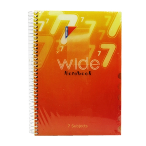 Picture of A4 Wide Wire Notebook, 168 Sheets, 7 Dividers - Mintra