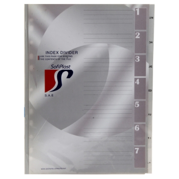 Show details for Plastic Dividers Days of the Week -  Sofi Plast Picture of Plastic Dividers Days of the Week -  Sofi Plast