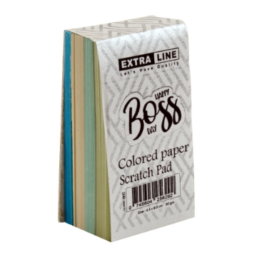 Zeige Details für Notizbuch farbiges Papier Kartonrücken 200 Blatt 80g 4,5 x 8,5 cm Extra Linie Bild von Notizbuch farbiges Papier Kartonrücken 200 Blatt 80g 4,5 x 8,5 cm Extra Linie