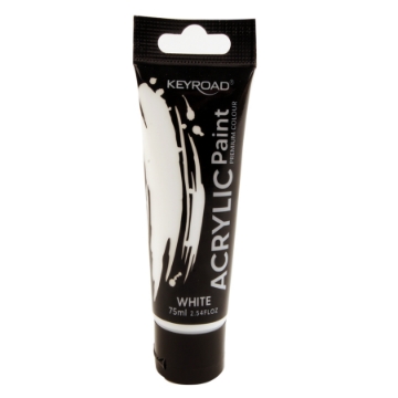 Zeige Details für Weißer Acrylfarbe 75 ml Keyroad KR972203 Bild von Weißer Acrylfarbe 75 ml Keyroad KR972203
