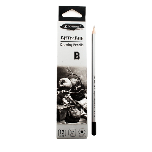 Image de Crayon graphite hexagonal Acmeliae gradué Modèle 8000-B