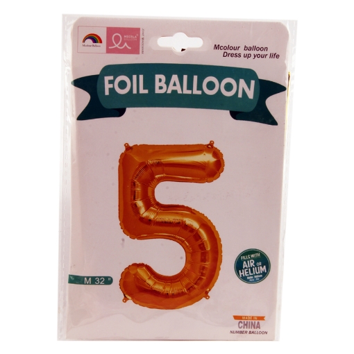 Picture of Helium balloon numbers