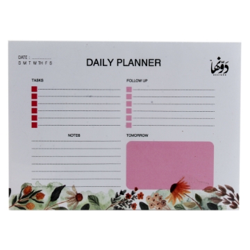 Show details for مدونه أسبوعية دونها 15 × 21 سم 50 ورقه Floral Picture of مدونه أسبوعية دونها 15 × 21 سم 50 ورقه Floral