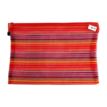 Zeige Details für Tasche mit Reißverschluss rot gestreift Größe A3 Simba Modell QCD-A3 Bild von Tasche mit Reißverschluss rot gestreift Größe A3 Simba Modell QCD-A3