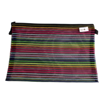 Show details for Case with Zipper Black striped size B4 Simba Model QCD-B4 Picture of Case with Zipper Black striped size B4 Simba Model QCD-B4