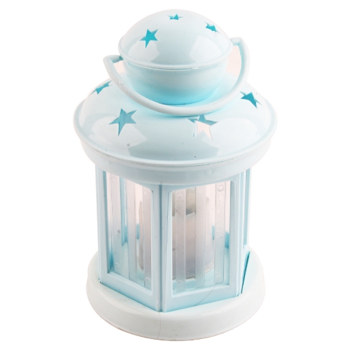 Picture of PLASTIC LANTERN WITH CANDLE MEDIUM