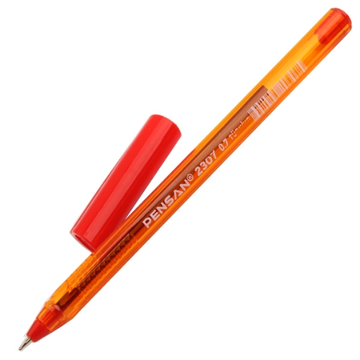 Picture of Turkish Ballpoint Pen 0.7 mm Red - Pensan 2307