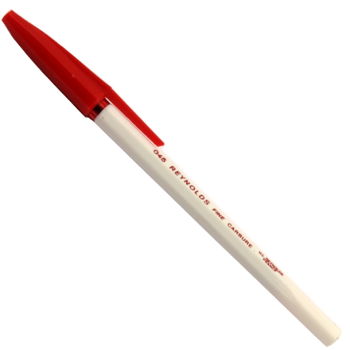 Picture of Ball point pen French red Reynolds Model 045