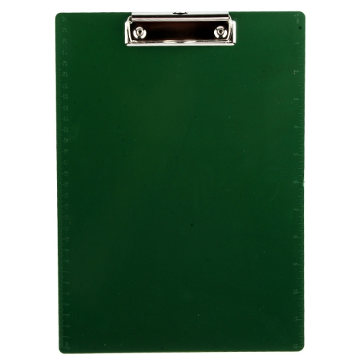 Picture of Writing Board (Blanchetta) with Paper Clip, Green Color Plastic, A4 - Ark 760