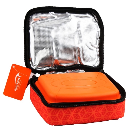 Picture of Coral Triangle Lunch Bag + Lunch Box, 1.4 L, 16 x 19 cm - Mintra