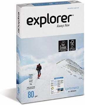Zeige Details für Kopierpapier 80 g 500 Blatt - A4 Explorer Bild von Kopierpapier 80 g 500 Blatt - A4 Explorer