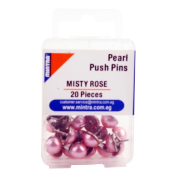 Zeige Details für Box mit Büroklammern in trübem rosa Perlenform 20 Klammern Mintra Modell 95646 Bild von Box mit Büroklammern in trübem rosa Perlenform 20 Klammern Mintra Modell 95646
