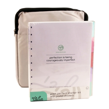 Show details for Pocket set + bag + pastel dividers + monthly replacement paper + lined white paper (starter kit) Picture of Pocket set + bag + pastel dividers + monthly replacement paper + lined white paper (starter kit)