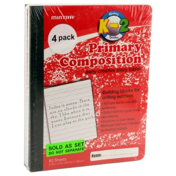 Mostrar detalles de Cuaderno escolar 80 hojas inglesas 3 rayadas Enseñanza escritura kg2 compuesto A5 Mintra Imagen de Cuaderno escolar 80 hojas inglesas 3 rayadas Enseñanza escritura kg2 compuesto A5 Mintra