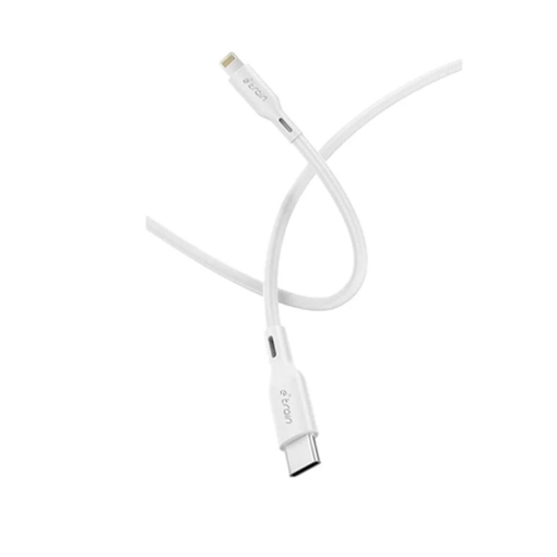 Picture of كابل أبيض من USB-C إلى لايتنج بقوة 60 وات طوله 1 متر إي ترين موديل MP622