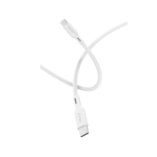 Picture of كابل أبيض من USB-C الي USB-C بقوة 60 وات طوله 1 متر إي ترين موديل MP621