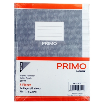 Agrandir l'image de كشكول جامعي سياس دبوس 24 ورقة، 17 * 22 بريمو منترا Image de كشكول جامعي سياس دبوس 24 ورقة، 17 * 22 بريمو منترا