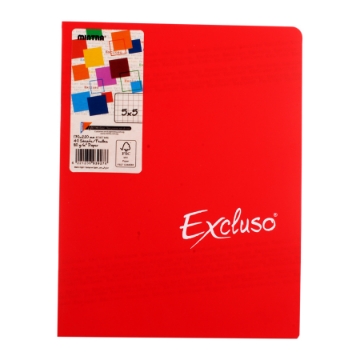 Agrandir l'image de كشكول جامعي دبوس 40 ورقة مربعات مقاس 17 * 22 اكسكلوزو منترا Image de كشكول جامعي دبوس 40 ورقة مربعات مقاس 17 * 22 اكسكلوزو منترا