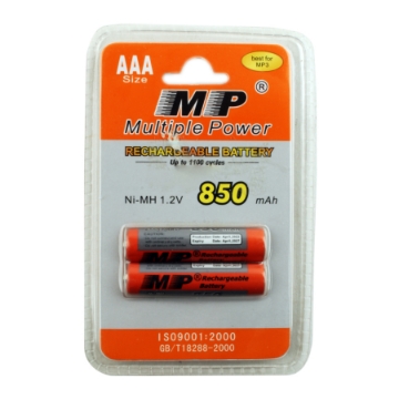 Mostrar detalles de Batería de control remoto Recarga 2 piezas Cansado en tarjeta tamaño AAA Del modelo MP KX2869 Imagen de Batería de control remoto Recarga 2 piezas Cansado en tarjeta tamaño AAA Del modelo MP KX2869