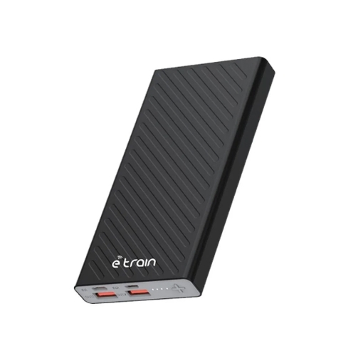 Bild von Powerbank Schwarz 10000 mAh 10,5W Duale Eingabe & Ausgabe E-Train Modell MP510