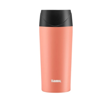 Show details for Thermal mug Stainless steel Orange Safety Button 450ml Tank Picture of Thermal mug Stainless steel Orange Safety Button 450ml Tank