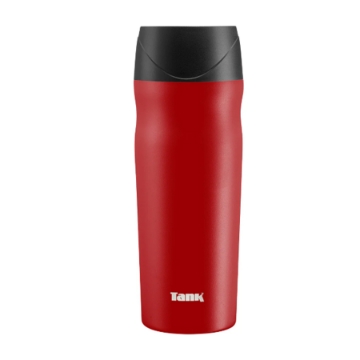 Show details for Thermal mug Stainless steel Safety Button Dark Red 450ml Tank Picture of Thermal mug Stainless steel Safety Button Dark Red 450ml Tank