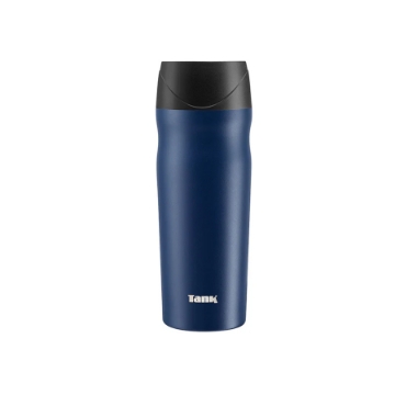 Show details for Thermal mug Stainless steel Safety Button Dark Blue 450ml Tank Picture of Thermal mug Stainless steel Safety Button Dark Blue 450ml Tank