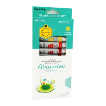 Zeige Details für Glasfarben 12 Farb-Tuben 12ml Keep Smiling Modell 7112GL Bild von Glasfarben 12 Farb-Tuben 12ml Keep Smiling Modell 7112GL