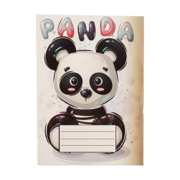Show details for School Notebook Pin 28 sheets 9 line – panda Shape- cushion cover 16 * 22.5 cm Extra Line Picture of School Notebook Pin 28 sheets 9 line – panda Shape- cushion cover 16 * 22.5 cm Extra Line