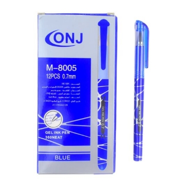 Show details for ONJ Gel Pen with Eraser 7 mm Blue – Model M-8005 Picture of ONJ Gel Pen with Eraser 7 mm Blue – Model M-8005