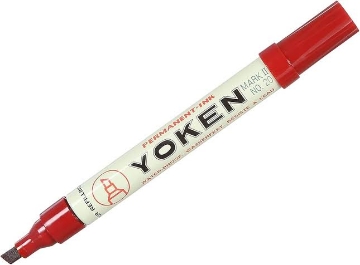 Show details for قلم ماركر يوكن مشطوف احمر Picture of قلم ماركر يوكن مشطوف احمر