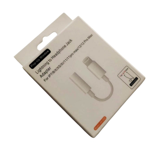Picture of Lightning to Headphone Jack Adapter for iPhone11pro max/12/12pro max Keendex model KX 3495