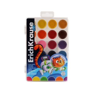 Zeige Details für Wasserfarbenset aus Kunststoff – 24 Farben – Erich Krause Modell 61362 Bild von Wasserfarbenset aus Kunststoff – 24 Farben – Erich Krause Modell 61362