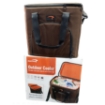 Imagen de Bolsa de Almuerzo Color Marrón 100 gm con Capacidad Interna de 24 L 40*26*35 cm, y Contenedor de Comida en Forma de Caja, con Asa Pequeña y Brazo Largo Ajustable - Mintra 10215