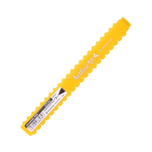 Image de Stylo Feutre Plume Jaune - Art Line ETX200