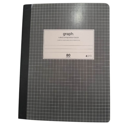 Image de Cahier de composition à couture Office Depo, 80 feuilles carrées, 19 x 24,7 cm - Rutat