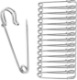 Mostrar detalles de Pin de Ihram grande plateado Imagen de Pin de Ihram grande plateado