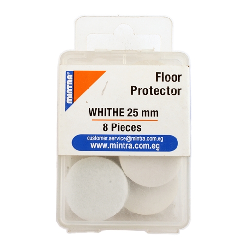 Picture of Round Double-Sided Floor Protector 2.5 cm white  - Mintra 95999