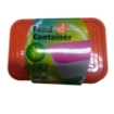 Image de Ensemble de rangement alimentaire 3 pièces rectangulaires 2,3 litres - 5506